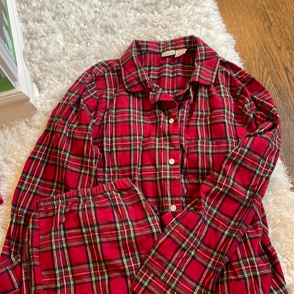 LL Bean flannel pajama set